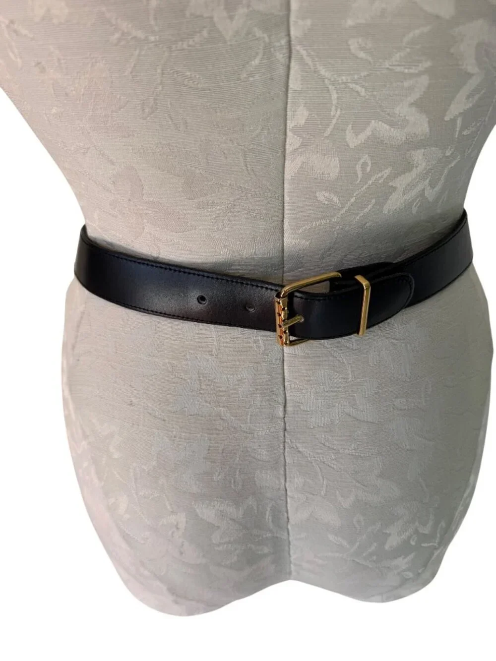 Avignon Womens Statement Belt Size S/M Gold Silver Black Adjustable Vintage Glam